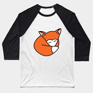 Sleeping Fox Baseball T-Shirt